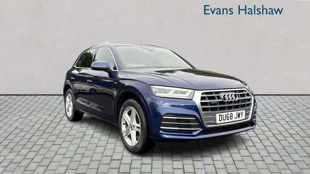 Audi Q5 40 Tdi Quattro S Line S Tronic 2018 Blue