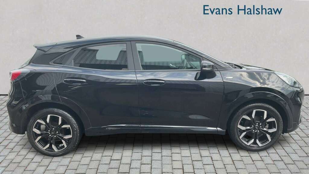 Ford Puma 1.0 Ecoboost Hybrid Mhev St-line X 2023 MX73UKT Black #3