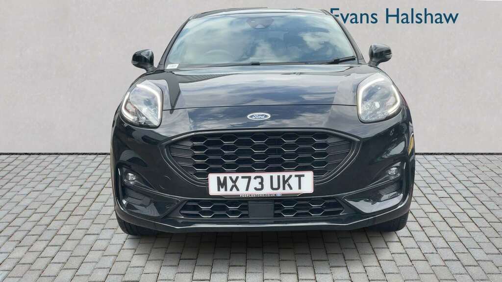 Ford Puma 1.0 Ecoboost Hybrid Mhev St-line X 2023 MX73UKT Black #4