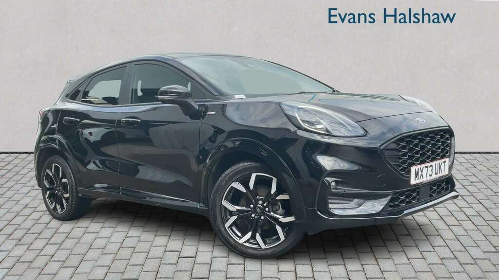 Ford Puma 1.0 Ecoboost Hybrid Mhev St-line X 2023 MX73UKT Black