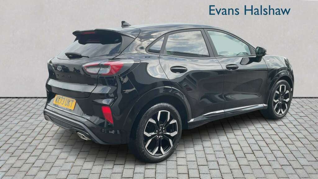 Ford Puma 1.0 Ecoboost Hybrid Mhev St-line X 2023 MX73UKT Black #2