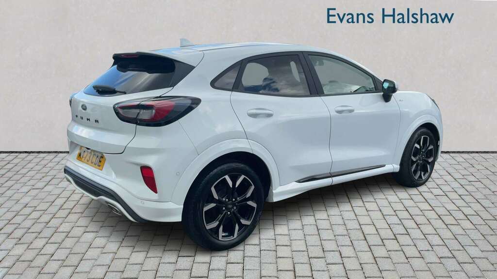 Ford Puma 1.0 Ecoboost Hybrid Mhev St-line X 2023 MV73CDE White #2