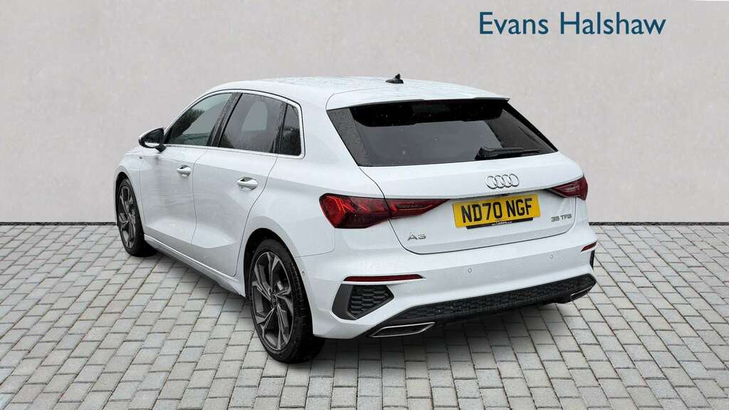 Audi A3 35 Tfsi S Line 2021 ND70NGF White #2