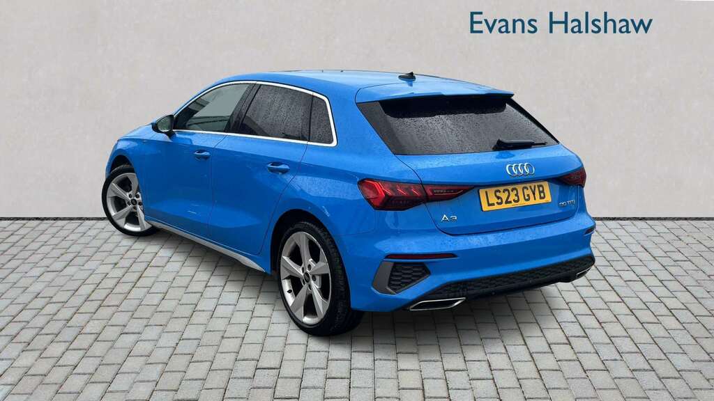 Audi A3 30 Tfsi S Line S Tronic 2023 LS23GYB Blue #2