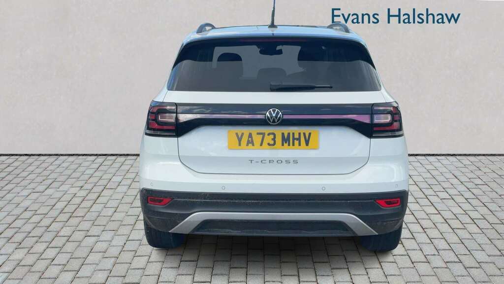 Volkswagen T-Cross 1.0 Tsi 110 Black Edition Dsg 2024 YA73MHV White #5