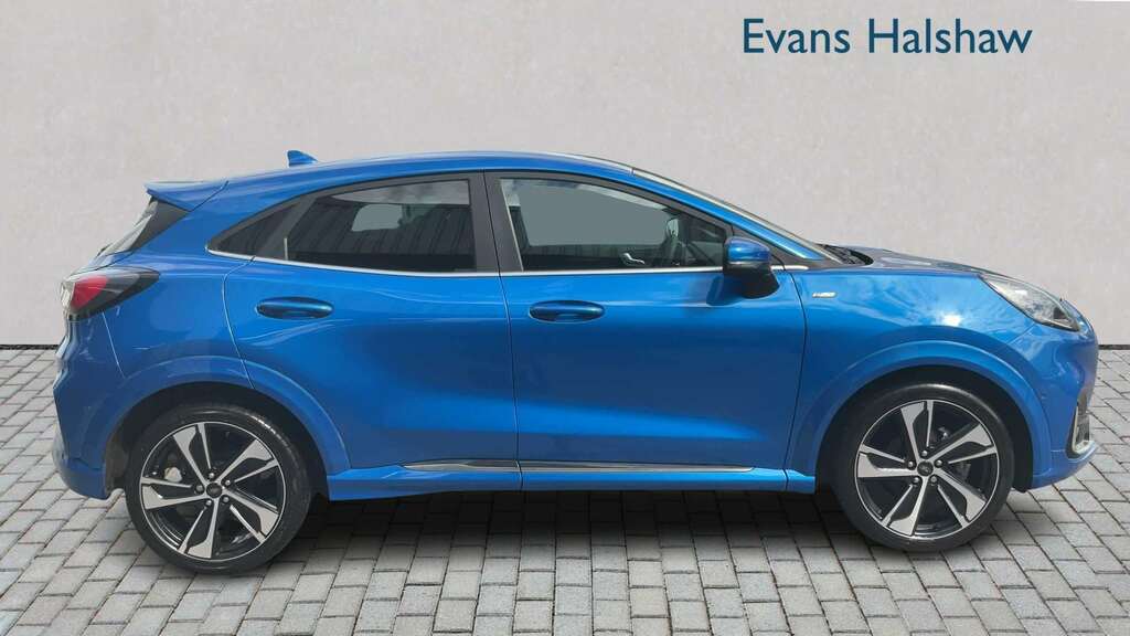 Ford Puma 1.0 Ecoboost Hybrid Mhev 155 St-line Vignale 2 PJ73GBZ Blue #2
