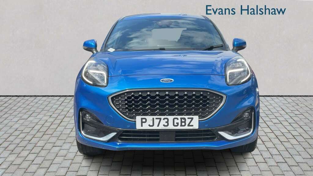 Ford Puma 1.0 Ecoboost Hybrid Mhev 155 St-line Vignale 2 PJ73GBZ Blue #3