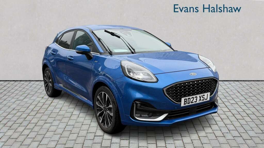 Ford Puma 1.0 Ecoboost Hybr Mhev 155 St-line Vignale Dct Blue