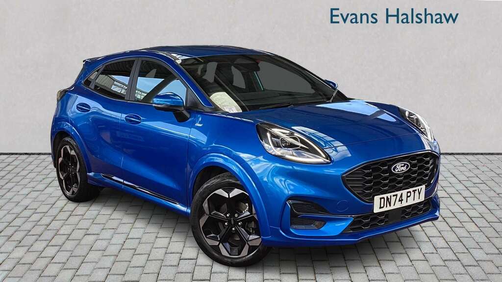 Ford Puma 1.0 Ecoboost Hybrid Mhev St-line X Dct 2024 DN74PTY Blue