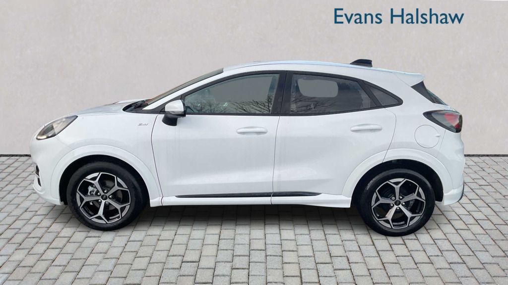 Ford Puma 1.0 Ecoboost Hybrid Mhev St-line 2025 FV75ZKP White #3