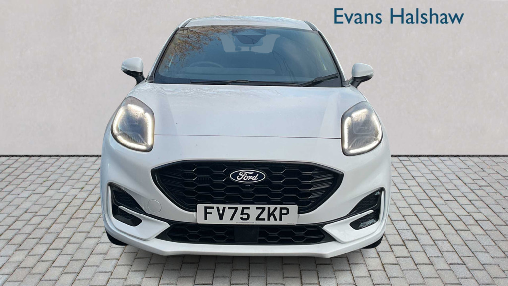 Ford Puma 1.0 Ecoboost Hybrid Mhev St-line 2025 FV75ZKP White #4