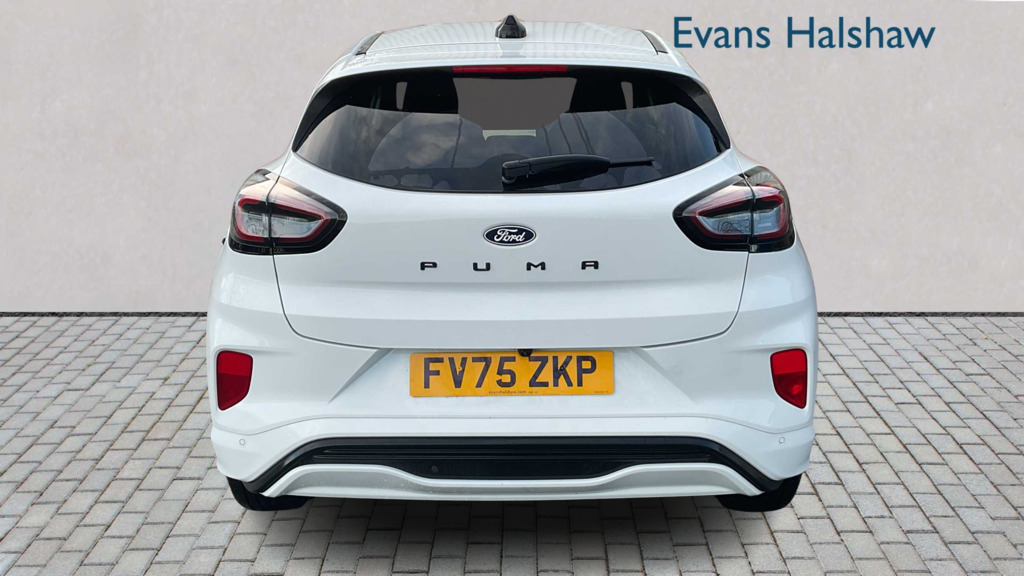 Ford Puma 1.0 Ecoboost Hybrid Mhev St-line 2025 FV75ZKP White #5