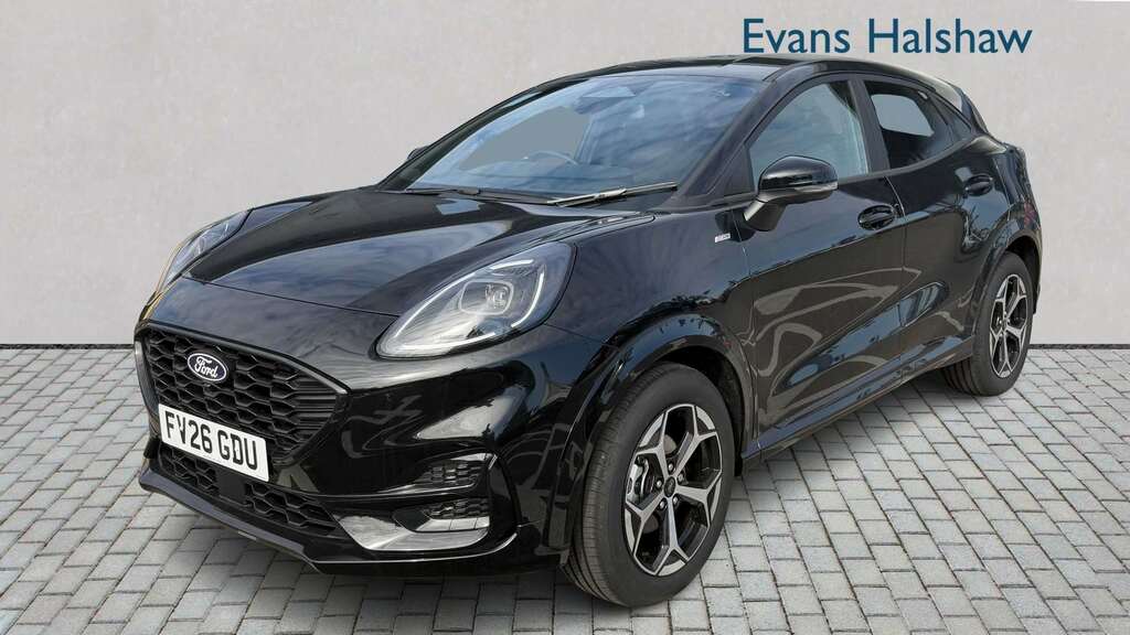 Ford Puma 1.0 Ecoboost Hybrid Mhev St-line 2026 FV26GDU Black #3