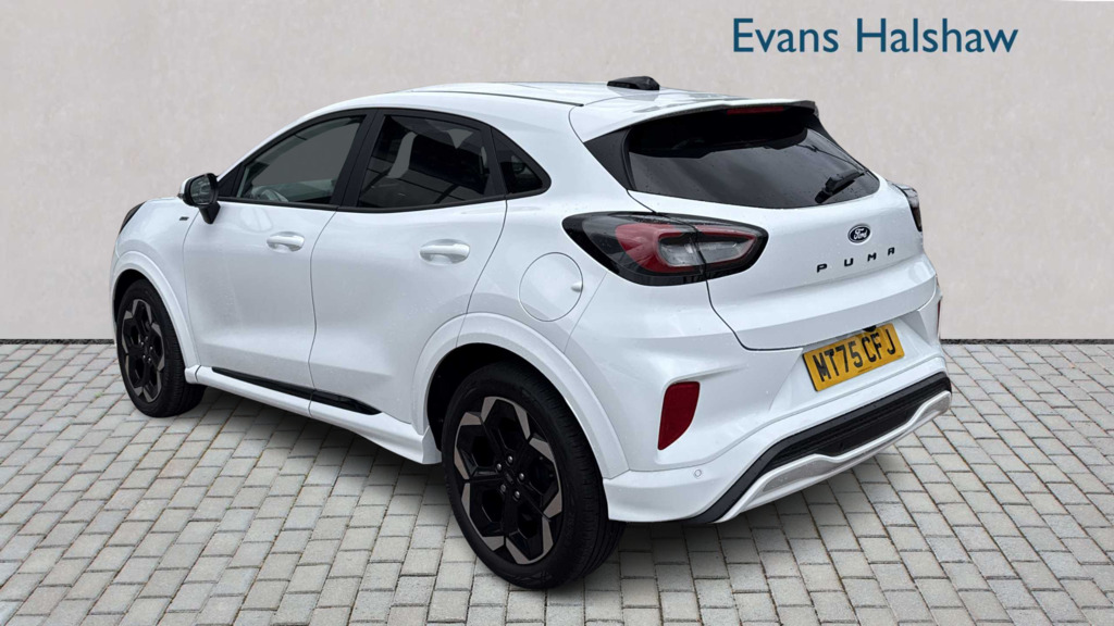 Ford Puma 1.0 Ecoboost Hybrid Mhev St-line X Dct 2025 MT75CFJ White #4