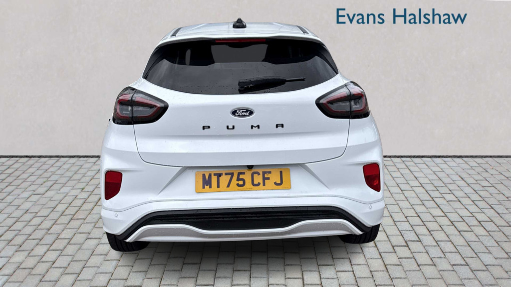 Ford Puma 1.0 Ecoboost Hybrid Mhev St-line X Dct 2025 MT75CFJ White #3