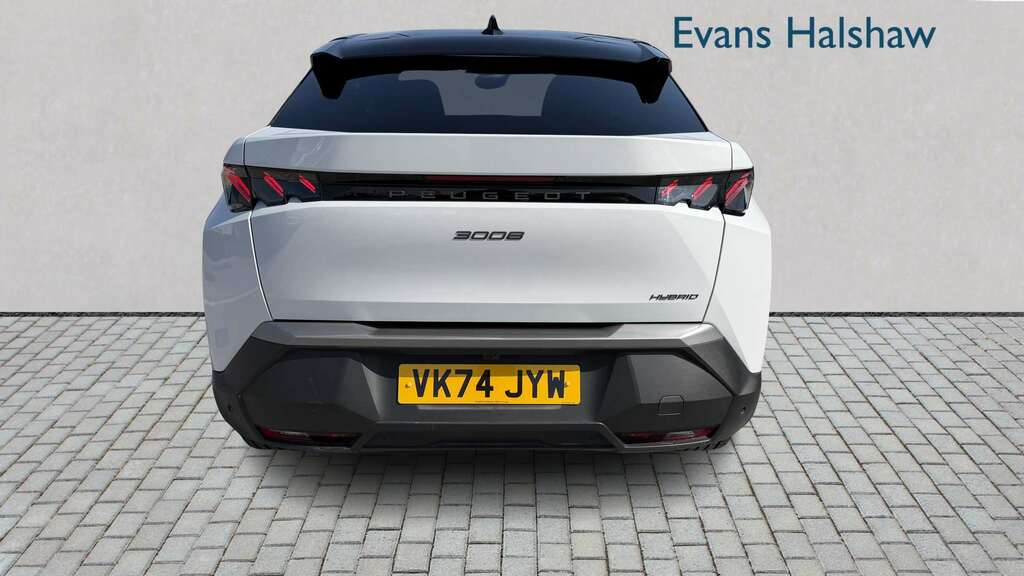Peugeot 3008 1.2 Hybrid 136 Gt E-dsc6 2024 VK74JYW White #6