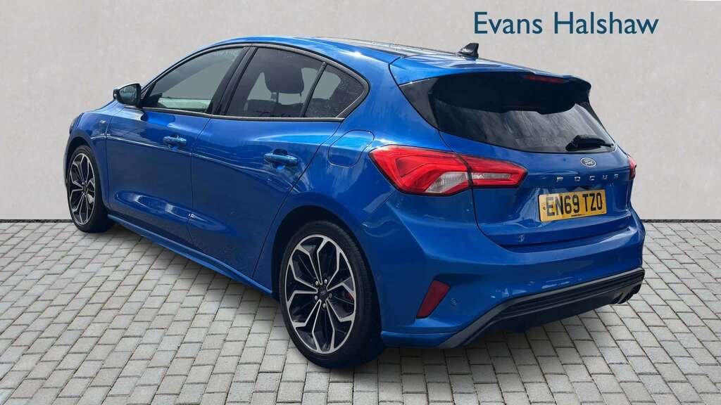 Ford Focus 1.5 Ecoboost 182 St-line X 2020 EN69TZO Blue #2