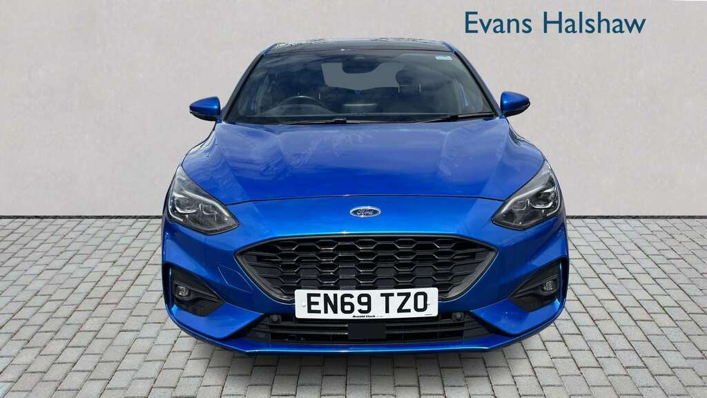 Ford Focus 1.5 Ecoboost 182 St-line X 2020 EN69TZO Blue #4