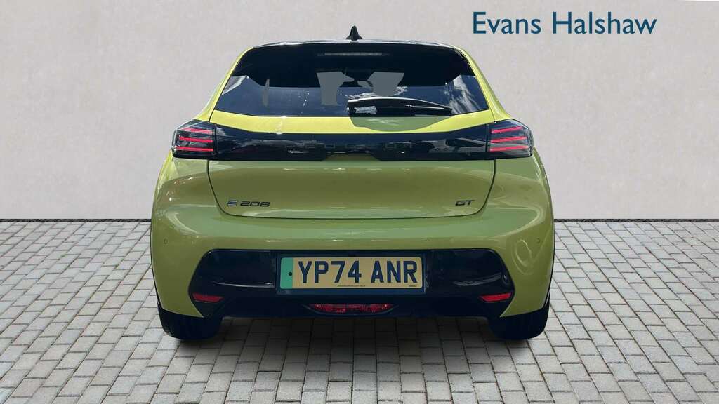 Peugeot e-208 115Kw Gt 51Kwh 2025 Yellow #5