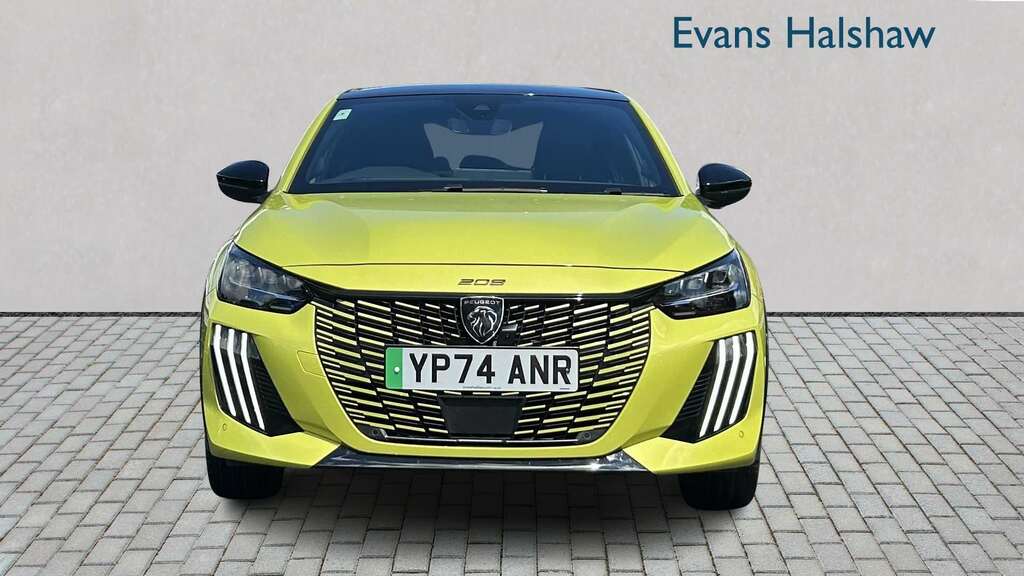 Peugeot e-208 115Kw Gt 51Kwh 2025 Yellow #4