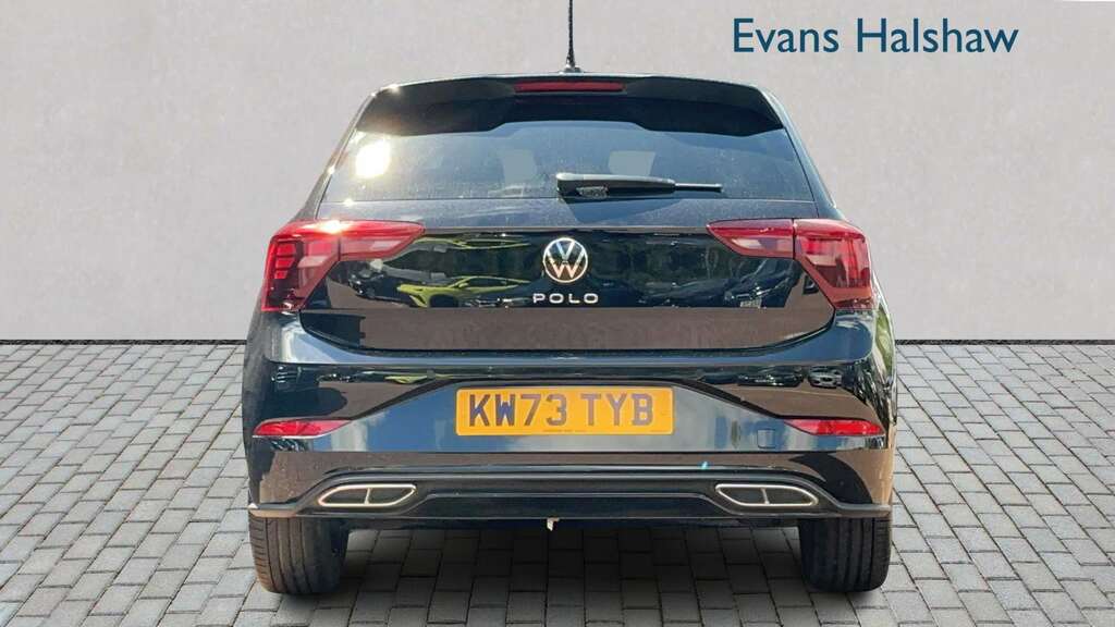 Volkswagen Polo 1.0 Tsi 110 R-line Dsg 2024 KW73TYB Black #5