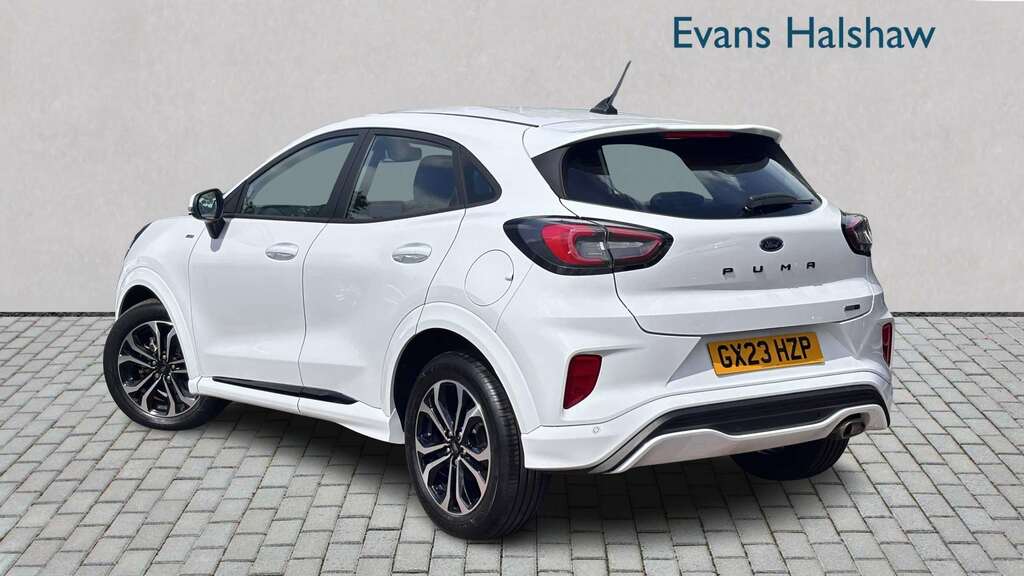 Ford Puma 1.0 Ecoboost Hybrid Mhev St-line Dct 2023 White #2