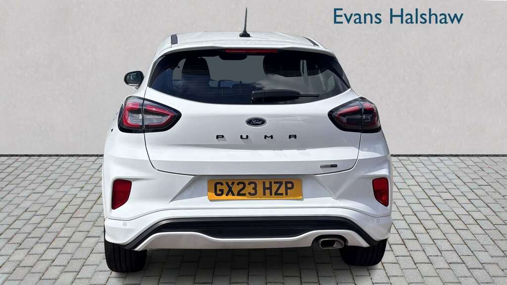 Ford Puma 1.0 Ecoboost Hybrid Mhev St-line Dct 2023 White #3