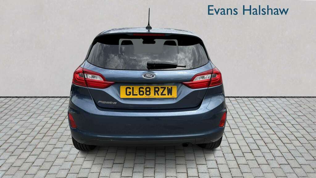 Ford Fiesta 1.0 Ecoboost Titanium 2018 GL68RZW Blue #4