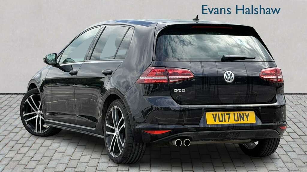 Volkswagen Golf 2.0 Tdi Gtd Nav 2017 VU17UNY Black #2