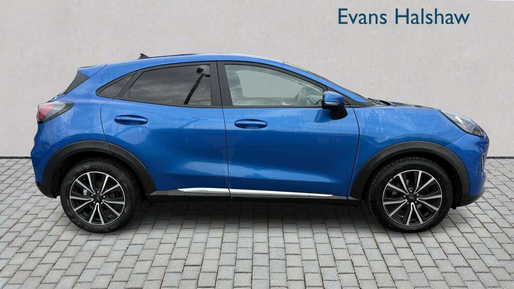 Ford Puma 1.0 Ecoboost Hybrid Mhev Titanium 2023 Blue #4