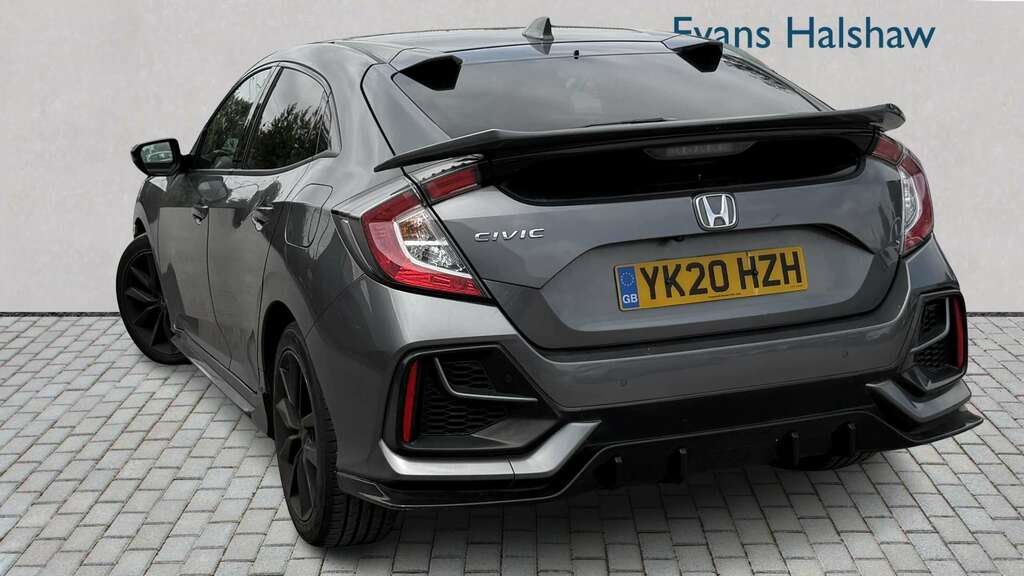 Honda Civic 1.0 Vtec Turbo 126 Sport Line Ex Cvt 2020 Grey #2