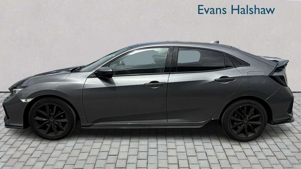 Honda Civic 1.0 Vtec Turbo 126 Sport Line Ex Cvt 2020 Grey #3