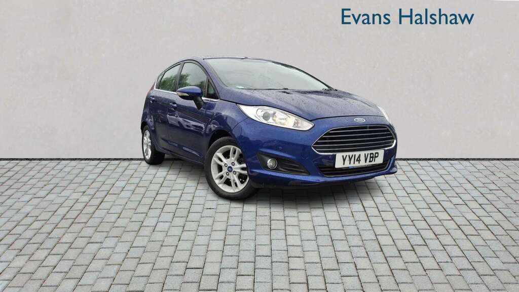 Ford Fiesta 1.0 Ecoboost Zetec Powershift 2014 Blue