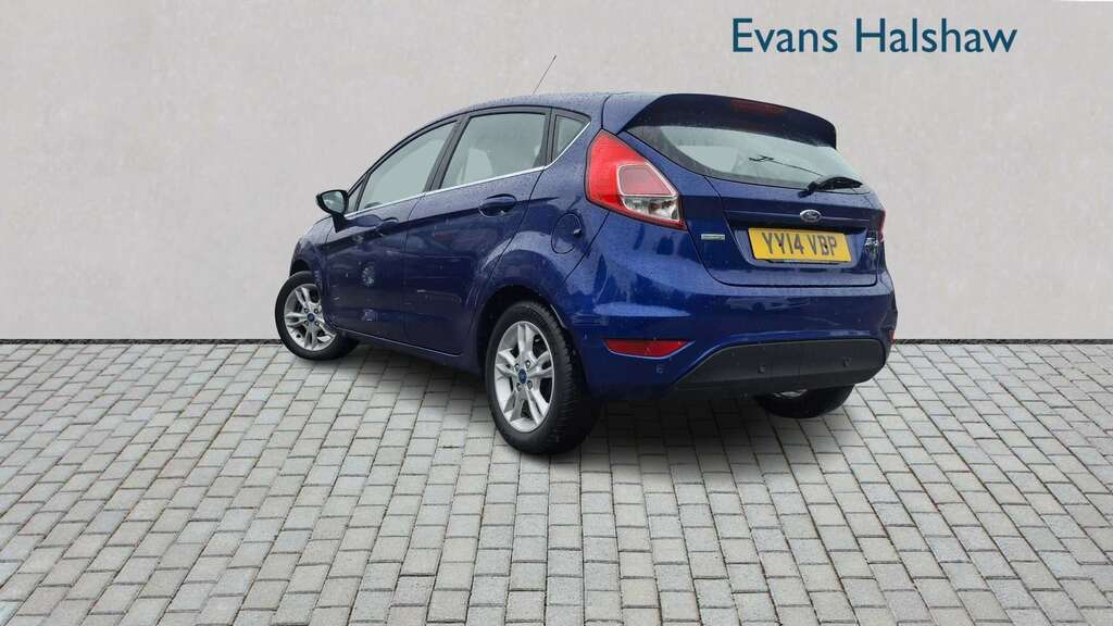 Ford Fiesta 1.0 Ecoboost Zetec Powershift 2014 Blue #2