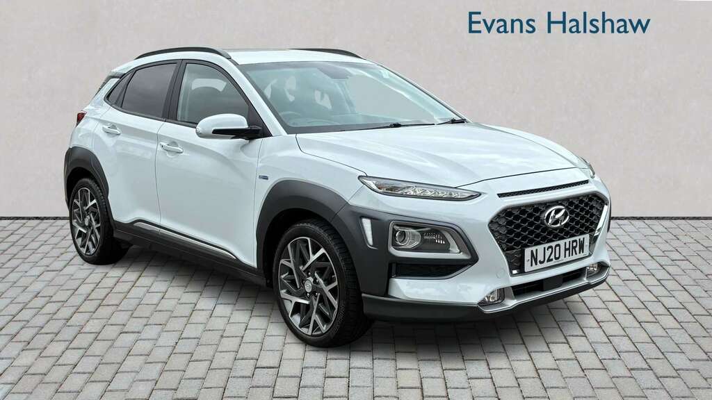 Hyundai Kona 1.6 Gdi Hybrid Premium Se Dct 2020 White