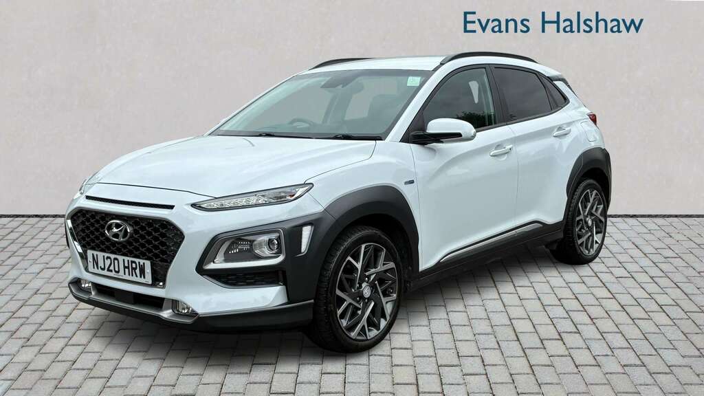 Hyundai Kona 1.6 Gdi Hybrid Premium Se Dct 2020 White #3