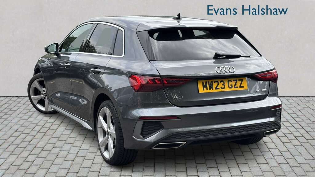 Audi A3 30 Tfsi S Line 2023 MW23GZZ Grey #3