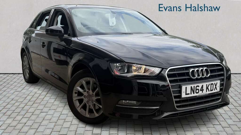 Audi A3 2.0 Tdi S Line Sportback Euro 5 Ss Sat Nav Black #1