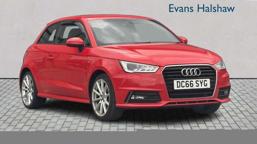 Audi A1 1.6 Tdi S Line S Tronic 2017 Red