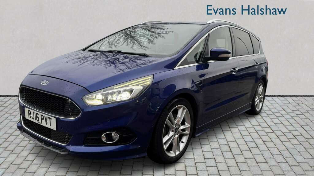 Ford S-Max 2.0 Tdci 210 Titanium Sport Powershift 2016 Blue #4