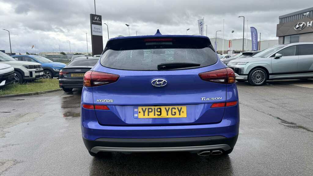 Hyundai Tucson 1.6 Crdi Se Nav 2Wd 2019 Blue #4