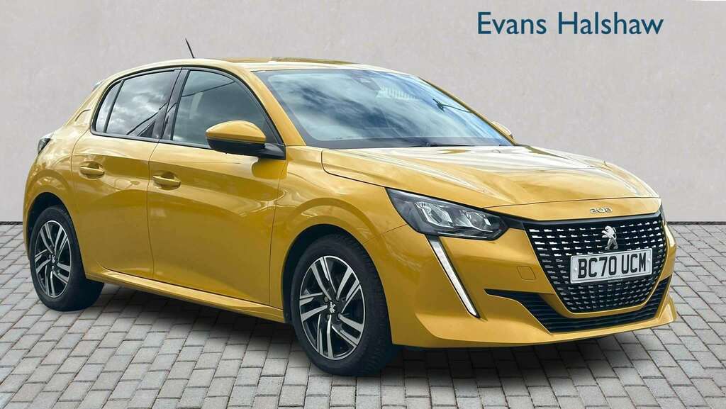 Peugeot 208 1.2 Puretech 100 Allure 2021 Yellow