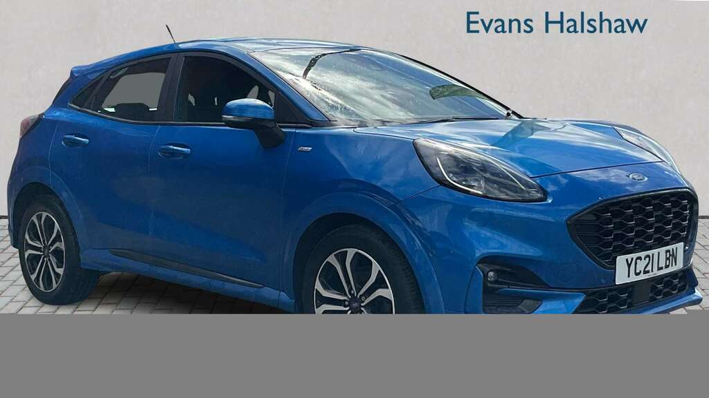 Ford Puma 1.0 Ecoboost Hybrid Mhev St-line 2021 Blue