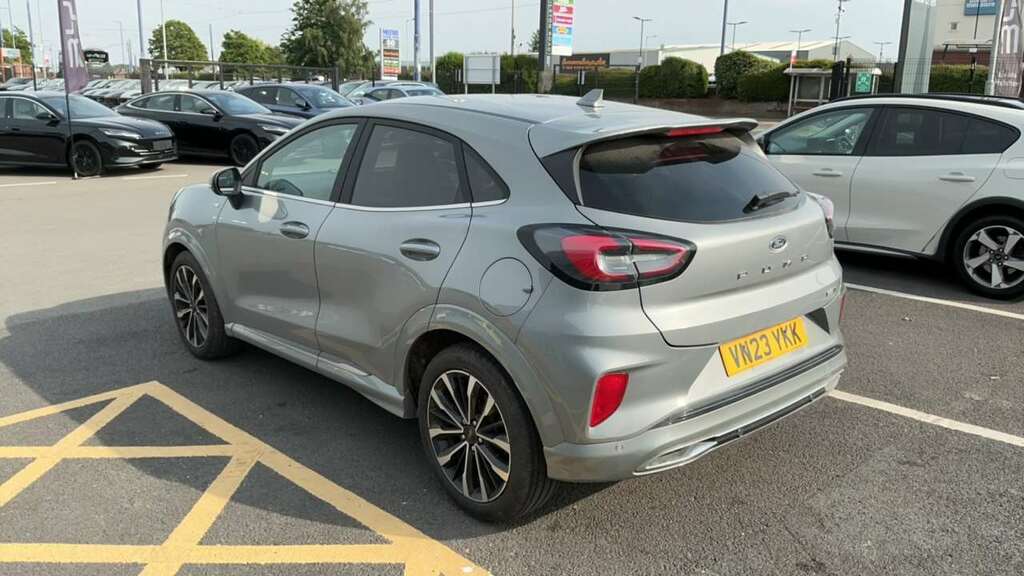 Ford Puma 1.0 Ecoboost Hybrid Mhev 155 St-line Vignale 2 VN23YKK Silver #2