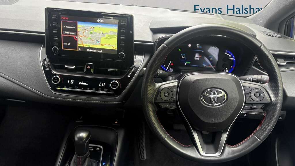 Toyota Corolla 1.8 Vvt-i Hybrid Gr Sport Cvt 2021 YG21EDT Black #4
