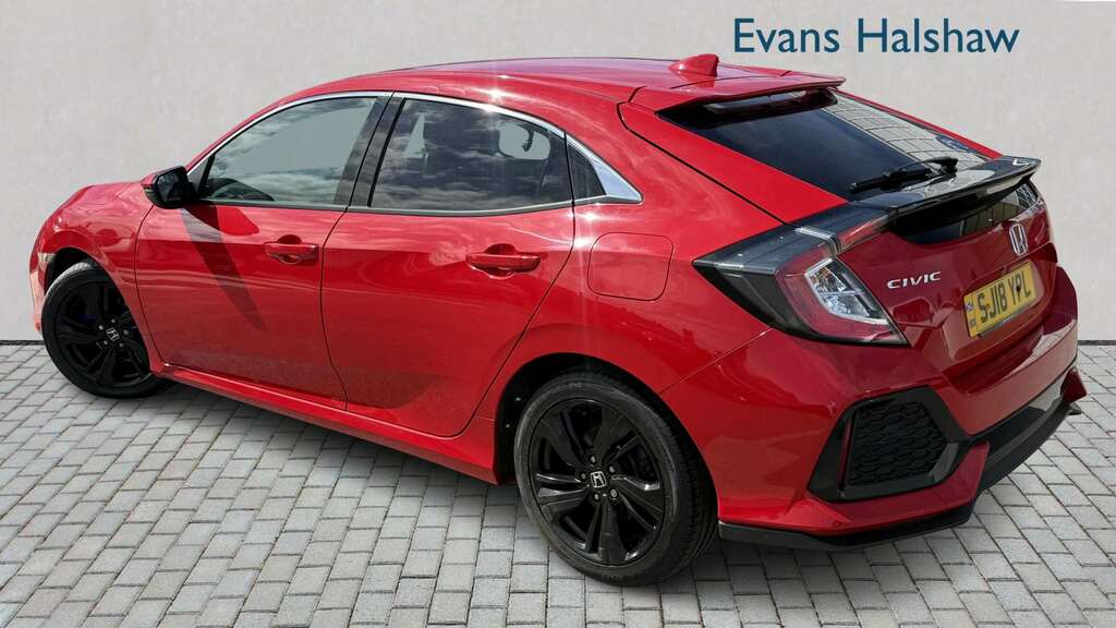 Honda Civic 1.0 Vtec Turbo Sr 2018 Red #2