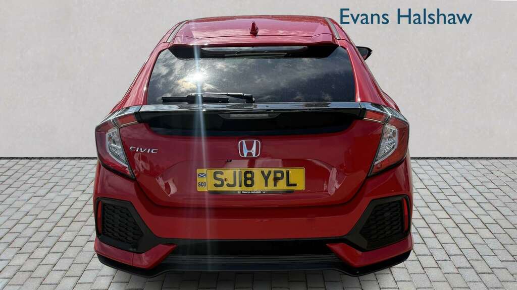 Honda Civic 1.0 Vtec Turbo Sr 2018 Red #5