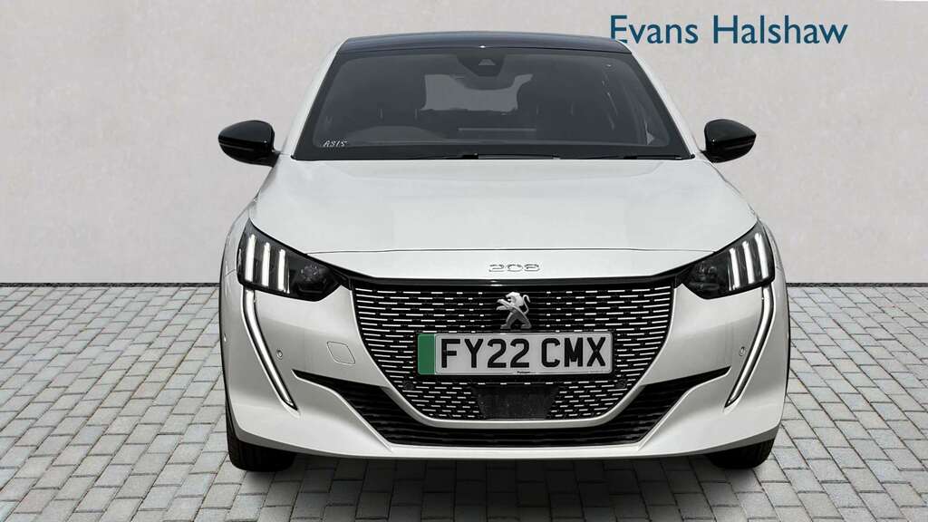 Peugeot e-208 100Kw Gt 50Kwh 2022 White #3