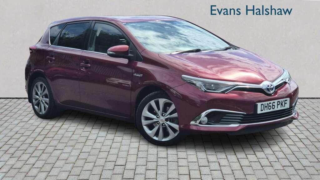 Toyota Auris 1.8 Hybrid Excel Tss Cvt 2017 Red