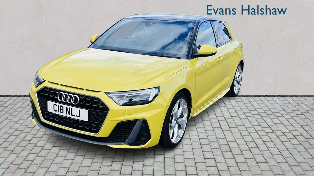 Audi A1 30 Tfsi S Line 2019 RK19PYG Yellow #2